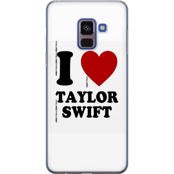 Samsung Galaxy A8 (2018) Läpinäkyvä kuori Taylor Swift