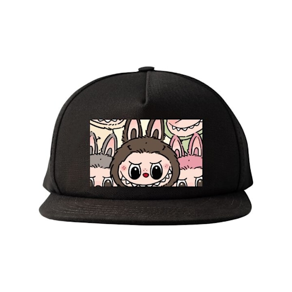 Snapback for Voksen | Justerbar Caps Labubu Pastel Collection svart one size
