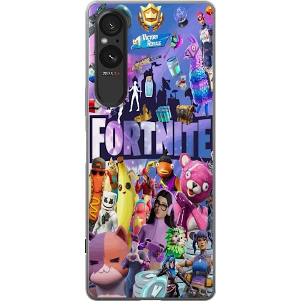 Sony Xperia 10 VI Genomskinligt Skal Fortnite Grupp