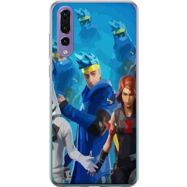 Huawei P20 Pro Gennemsigtig cover Fortnite