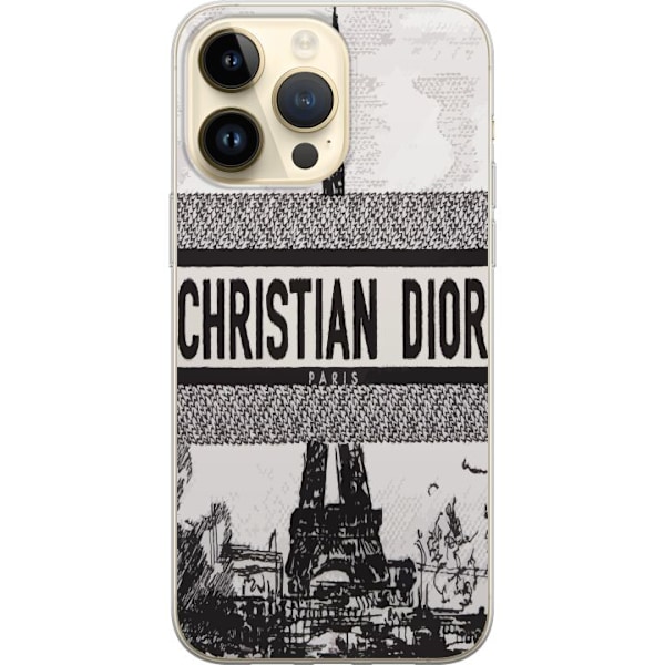 Apple iPhone 14 Pro Max Genomskinligt Skal Christian Dior