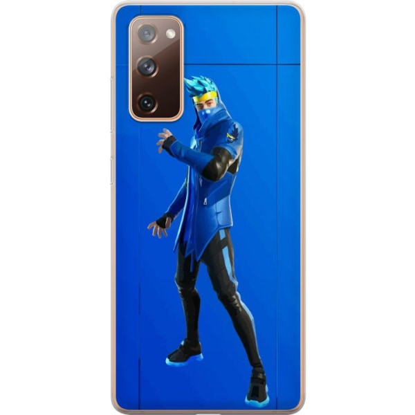 Samsung Galaxy S20 FE Läpinäkyvä kuori Fortnite - Ninja Blu