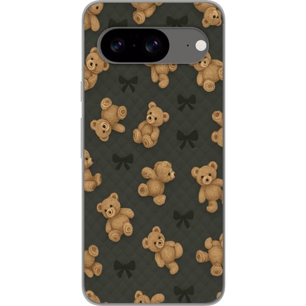 Google Pixel 8 Läpinäkyvä kuori Teddy Halauksia