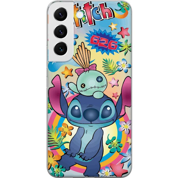 Samsung Galaxy S22+ 5G Läpinäkyvä kuori Kirjonta