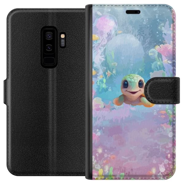Kompatibelt Lommeboketui til Samsung Galaxy S9+ skilpadde