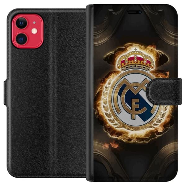 Kompatibel Tegnebogsetui til Apple iPhone 11 Real Madrid