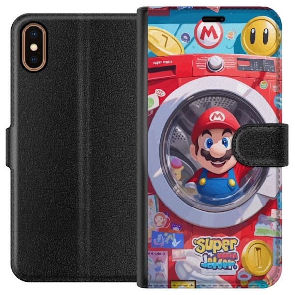 Apple iPhone XS Lommeboketui Mario