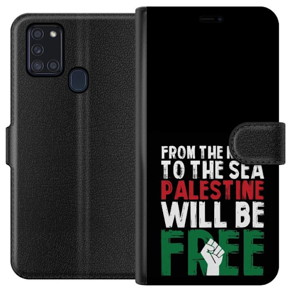 Samsung Galaxy A21s Lompakkokotelo Vapauta Palestiina