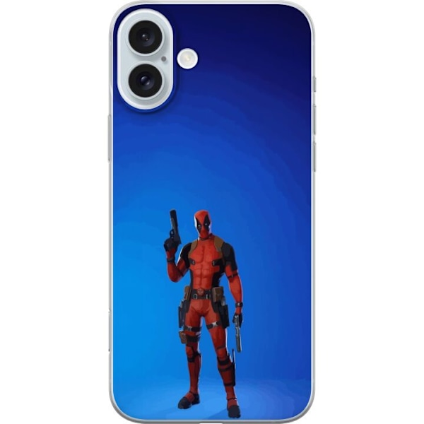 Apple iPhone 16 Plus Läpinäkyvä kuori Fortnite - Spider-Man