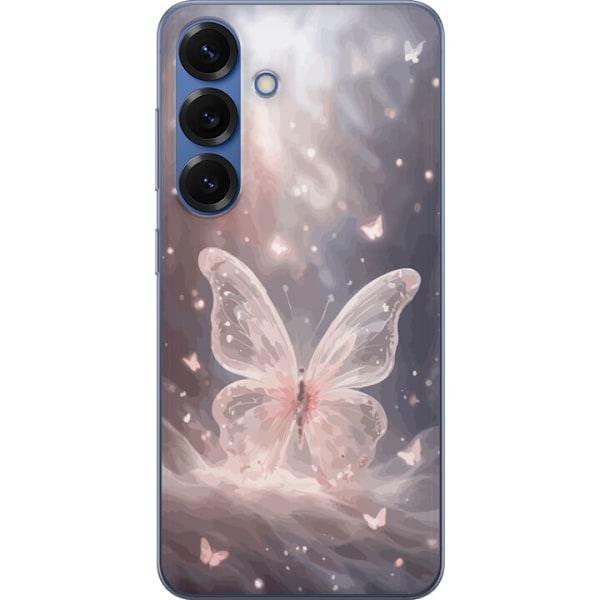Samsung Galaxy S25+ Läpinäkyvä kuori Perhonen