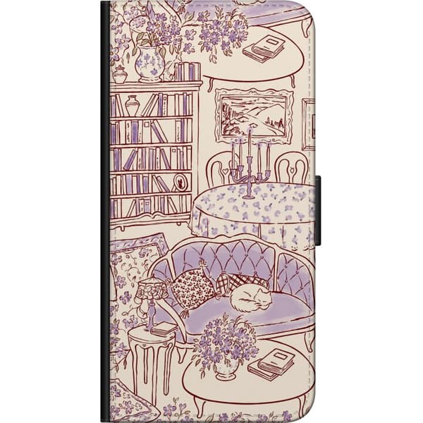 Kompatibelt Lommeboketui til Samsung Galaxy Note9 Beige lesekrok beige