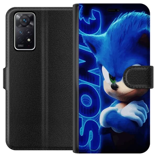 Kompatibel Tegnebogsetui til Xiaomi Redmi Note 11 Pro 5G Sonic the Hedgehog