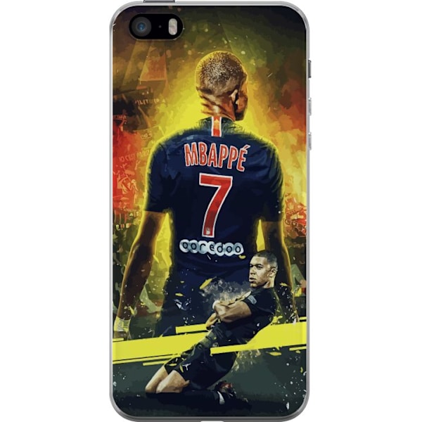 Apple iPhone 5s Läpinäkyvä kuori Kylian Mbappé