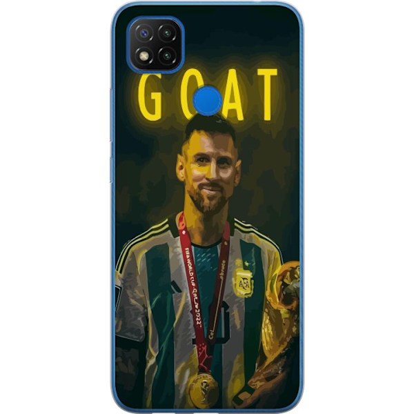 Xiaomi Redmi 9C NFC Läpinäkyvä kuori Vuohi Messi