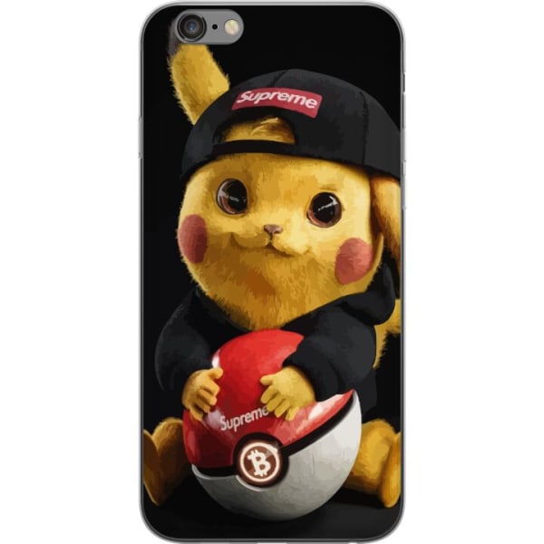 Apple iPhone 6s Plus Läpinäkyvä kuori Pikachu Supreme