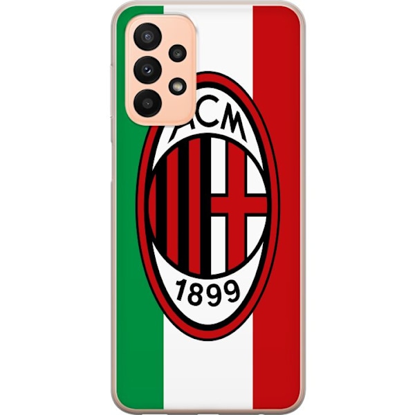 Samsung Galaxy A23 5G Gennemsigtig cover AC Milan