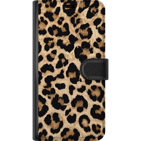 Kompatibelt Lommeboketui til Google Pixel 9 Pro Brune leopardflekker brun