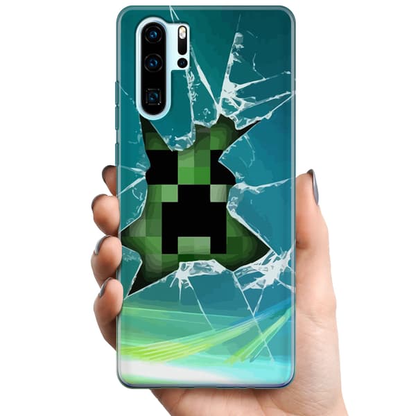 Kompatibelt Mobilskal till Huawei P30 Pro MineCraft