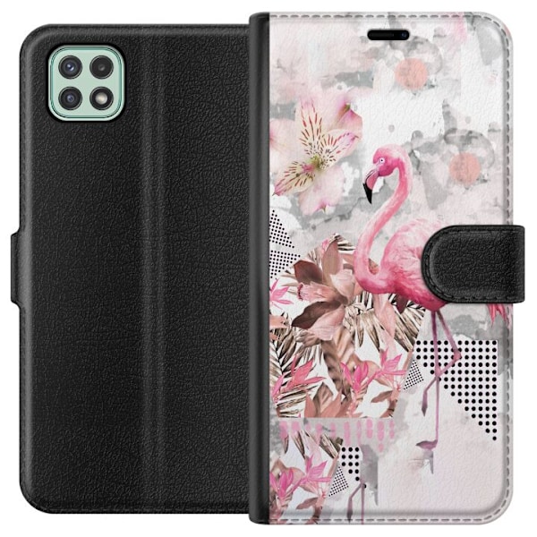 Samsung Galaxy A22 5G Lommeboketui Flamingo