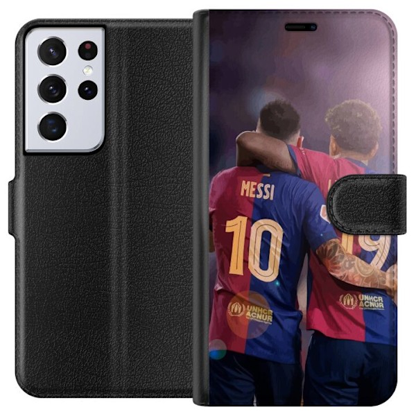 Samsung Galaxy S21 Ultra 5G Tegnebogsetui Lamine Yamal Messi