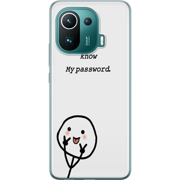 Xiaomi Mi 11 Pro Genomskinligt Skal You Don’t Know My Passwo
