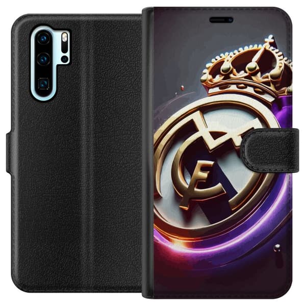 Kompatibelt Lommeboketui til Huawei P30 Pro Real Madrid CF