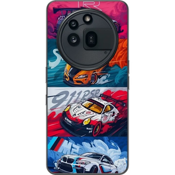 Nothing Phone (3a) Pro Läpinäkyvä kuori Nopeat Autot - Piir