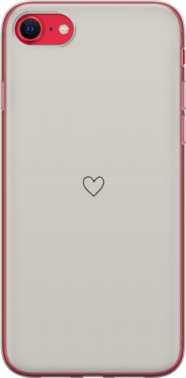 Kompatibel Mobilcover til Apple iPhone SE (2020) Hjerte