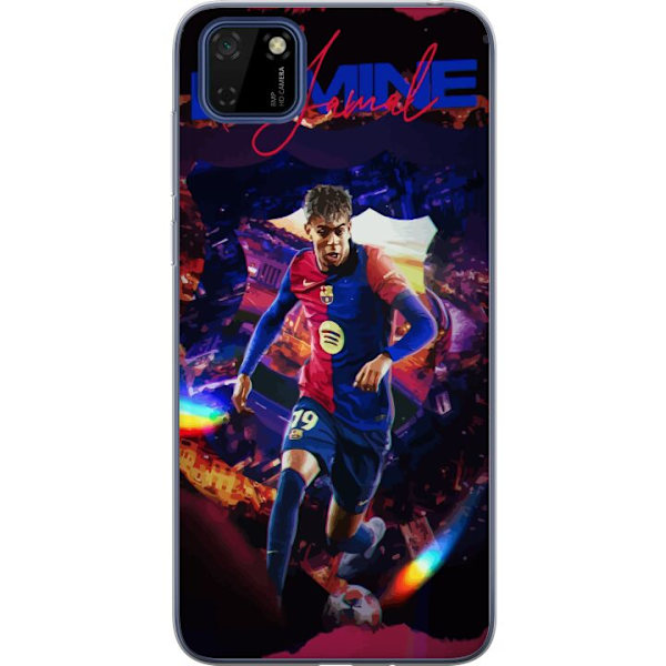 Huawei Y5p Läpinäkyvä kuori Yamal Rising Talent FC Barcelona Pelaaja Nuori Jalkapalloilija Suosittu Motiivi Urheilu Espanja Lahjakkuus