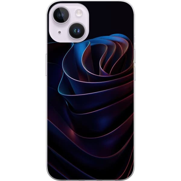 Kompatibelt Mobildeksel til Apple iPhone 14 Neonflyt svart