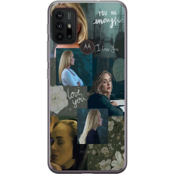 Motorola Moto G30 Läpinäkyvä kuori Adele