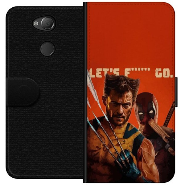 Sony Xperia XA2 Tegnebogsetui Deadpool & Wolverine