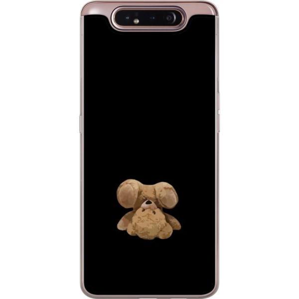 Samsung Galaxy A80 Gennemsigtig cover Op og ned bjørn