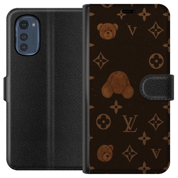 Motorola Moto E32s Tegnebogsetui Plush Luxe