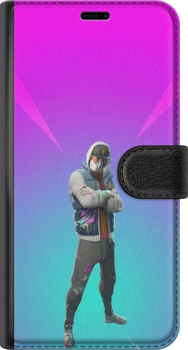 Kompatibelt Lommeboketui til Apple iPhone 11 svart ridder fortnite