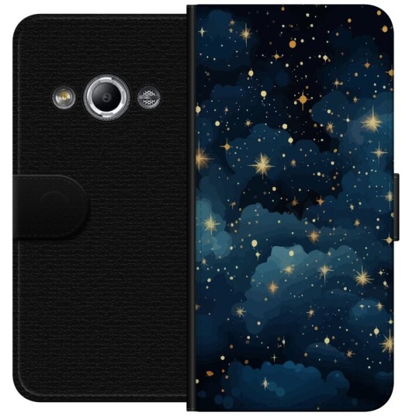 Samsung Galaxy Xcover 3 Lompakkokotelo Tähtiä taivaalla