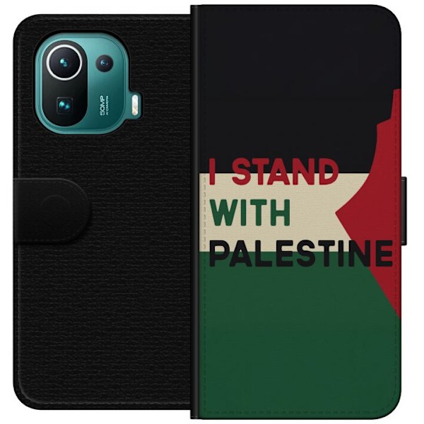 Xiaomi Mi 11 Pro Plånboksfodral Stand with Palestine – soli