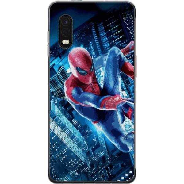 Samsung Galaxy Xcover Pro Gennemsigtig cover Spiderman