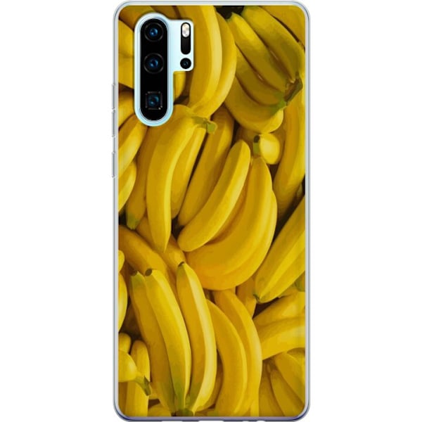 Huawei P30 Pro Genomskinligt Skal Banana Pattern – lekfullt
