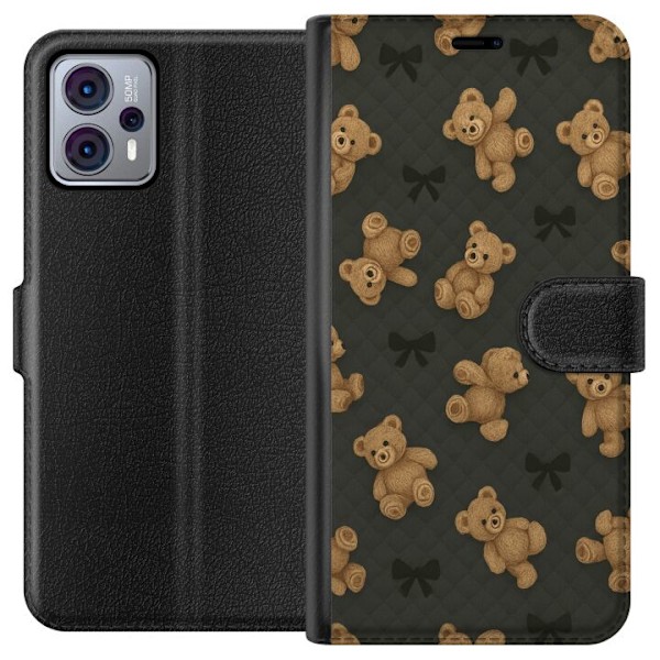 Motorola Moto G23 Lompakkokotelo Teddy Halauksia