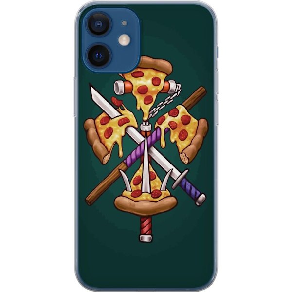 Apple iPhone 12  Gennemsigtig cover Pizza