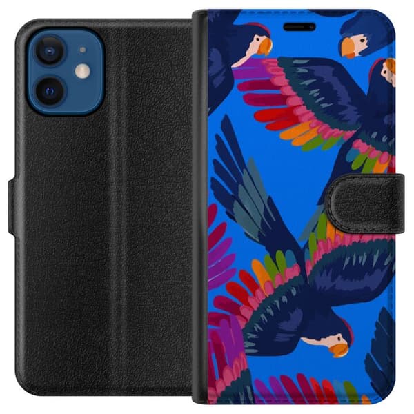 Kompatibel Tegnebogsetui til Apple iPhone 12 mini Fugle
