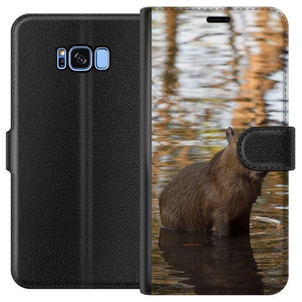 Kompatibelt Plånboksfodral till Samsung Galaxy S8 Capybara