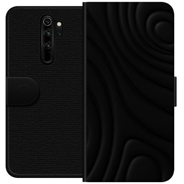 Xiaomi Redmi Note 8 Pro  Plånboksfodral Black Waves