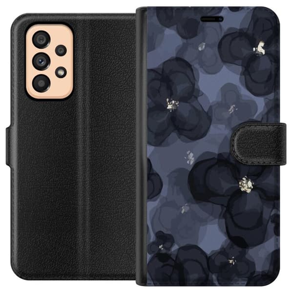 Kompatibelt Lommeboketui til Samsung Galaxy A53 5G Blomsterfelt