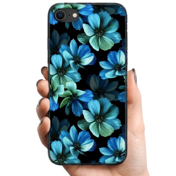Apple iPhone 7 TPU Mobilcover Blomster