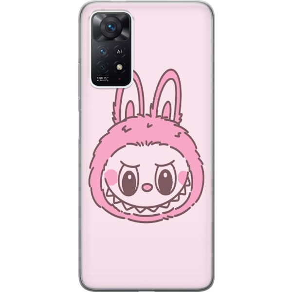 Xiaomi Redmi Note 11 Pro Gjennomsiktig deksel Labubu Dyrekrets