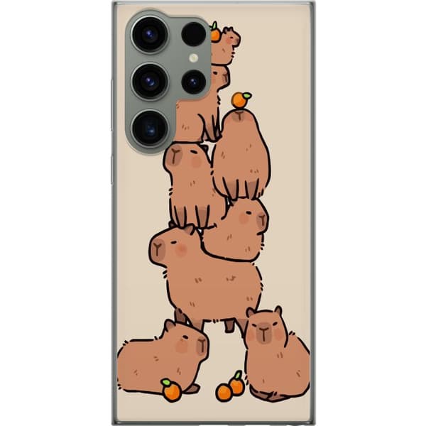 Kompatibelt Mobilskal till Samsung Galaxy S23 Ultra Capybara