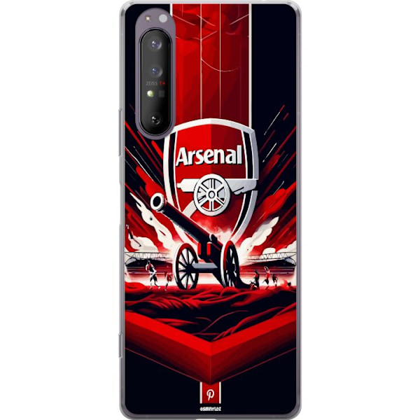 Sony Xperia 1 II Genomskinligt Skal Arsenal