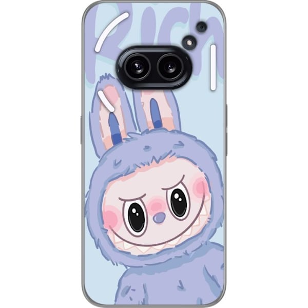 Nothing Phone (2a) Plus Läpinäkyvä kuori Sininen Jänis Lab